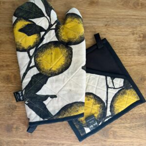 Lemon Oven Mitt Set